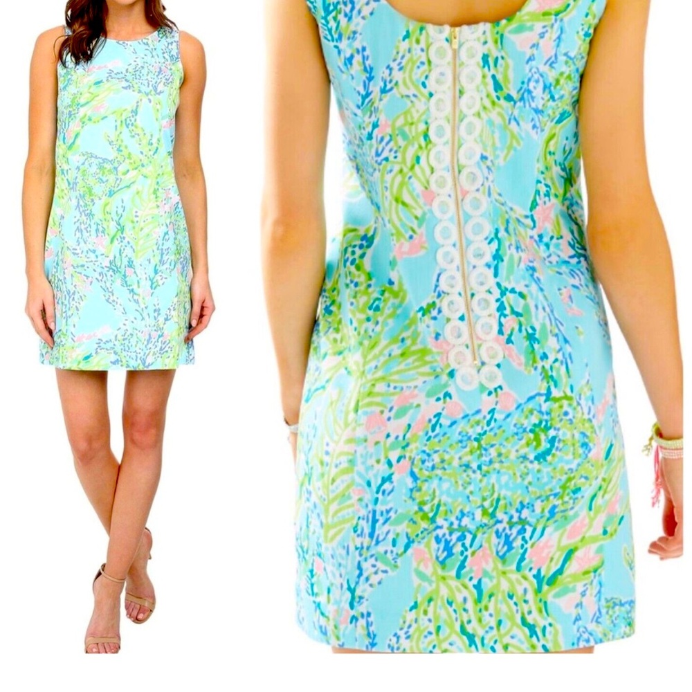 Lilly Pulitzer Cathy Shift Blue Heaven dress size 10 New